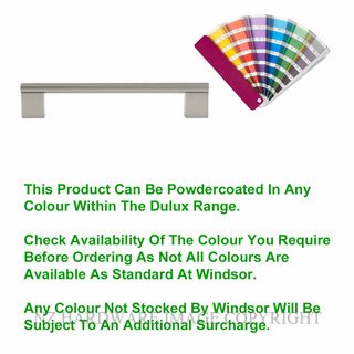 WINDSOR 6414-PC MINERVA CABINET HANDLE 160MM POWDERCOAT