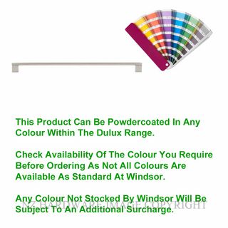 WINDSOR 6415-PC MINERVA CABINET HANDLE 448MM POWDERCOAT