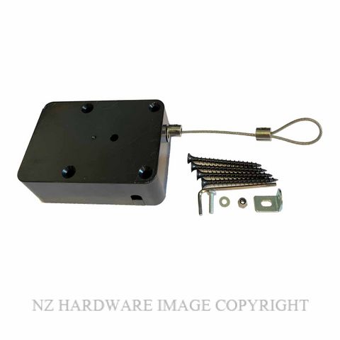 NZ HARDWARE AUTO DOOR SLIDING CLOSER BLACK