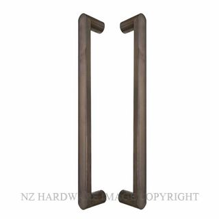 POA WINDSOR 8336 NB KEPLER PULL HANDLE PAIR 400MM OA NATURAL BRONZE