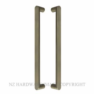 POA WINDSOR 8336 RB KEPLER PULL HANDLE PAIR 400MM OA ROMAN BRASS