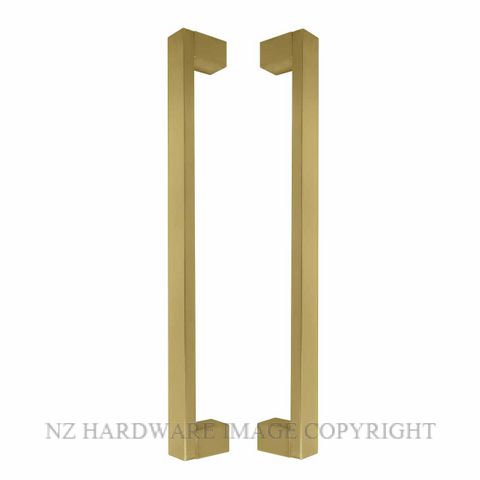 WINDSOR 8341 - 8342 UB TASMAN PULL HANDLES UNLACQUERED BRASS
