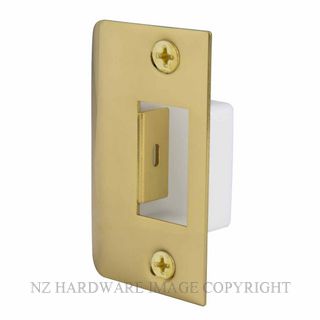 WINDSOR 1151-PB STRIKE PLATE FOR 1131 TUBULAR LATCH POLISHED BRASS