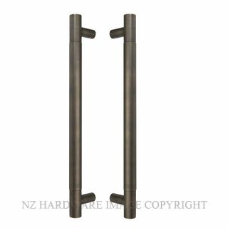 POA WINDSOR 8331 OR MILFORD PULL HANDLE PAIR 400MM OA OIL RUBBED BRONZE