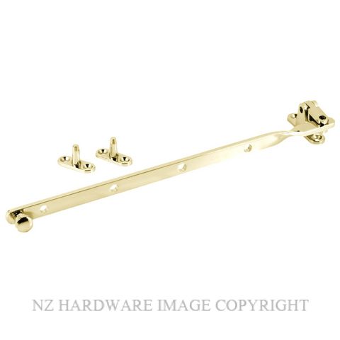 JAECO 130 FANLIGHT STAY BRASS PLATE