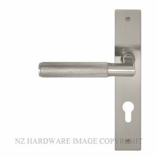 WINDSOR 8413 E85 BN NIDO LUMINA DIAMOND KNURL LEVER ON E85 PLATE SET BRUSHED NICKEL