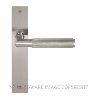 WINDSOR 8413LD BN NIDO LUMINA DIAMOND KNURL LH DUMMY LEVER ON PLATE SET BRUSHED NICKEL