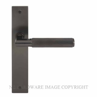 WINDSOR 8413LD GN NIDO LUMINA DIAMOND KNURL LH DUMMY LEVER ON PLATE SET GRAPHITE NICKEL