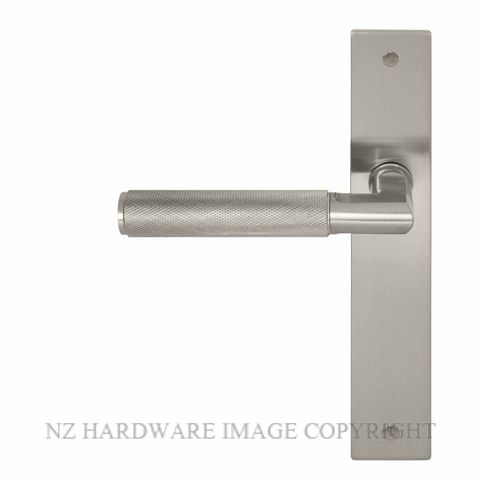 WINDSOR 8413 - 8476 BN LUMINA DIAMOND KNURL LEVER ON PLATE BRUSHED NICKEL