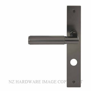 WINDSOR 8403 P85 GN NIDO LUMINA PLAIN LEVER ON PRIVACY PLATE SET GRAPHITE NICKEL