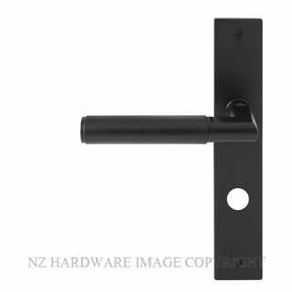 WINDSOR 8403 P85 BLK NIDO LUMINA PLAIN LEVER ON PRIVACY PLATE SET MATT BLACK