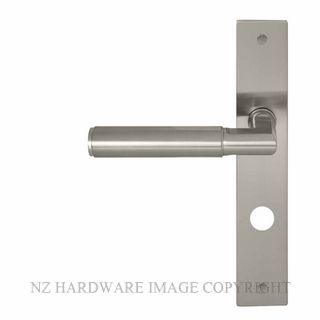 WINDSOR 8403 P85 BN NIDO LUMINA PLAIN LEVER ON PRIVACY PLATE SET BRUSHED NICKEL
