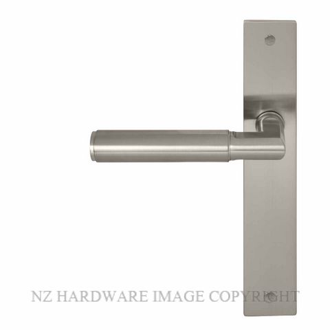 WINDSOR 8403 - 8475 BN LUMINA PLAIN LEVER ON PLATE BRUSHED NICKEL