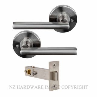 WINDSOR 9208 70MM BN HALO - HYDRA INTEGRATED PRIVACY SET BRUSHED NICKEL **70MM BACKSET**