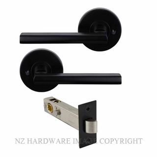 WINDSOR 9208 70MM BLK HALO - HYDRA INTEGRATED PRIVACY SET MATT BLACK **70MM BACKSET**