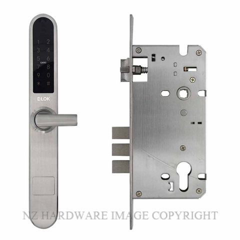 E LOK 715 60 SS SMART SNIB LEVER LOCKSET 60MM BACKSET SATIN STAINLESS