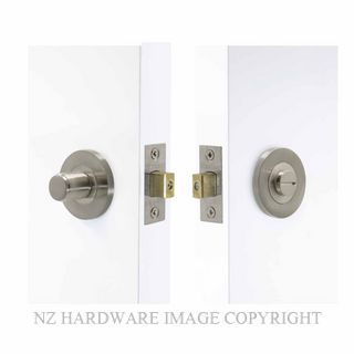 WINDSOR 8400 BN NIDO TURN & RELEASE PRIVACY SET PLAIN BRUSHED NICKEL