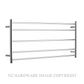 ALEXANDER ELAN 7A09 5 BAR 100R HEATED TOWEL LADDER POLISHED STAINLESS