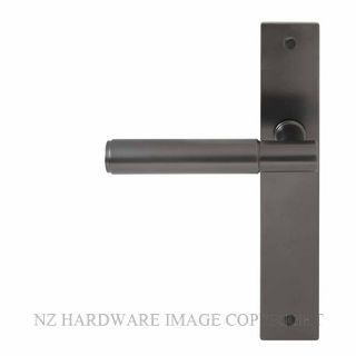 WINDSOR 8423 - 8477 GN VERGE PLAIN LEVER ON PLATE GRAPHITE NICKEL