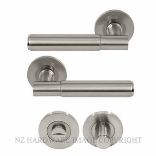 WINDSOR 8425 BN NIDO VERGE PLAIN PRIVACY SET BRUSHED NICKEL