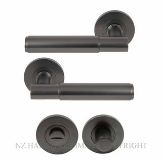 WINDSOR 8425 GN NIDO VERGE PLAIN PRIVACY SET GRAPHITE NICKEL