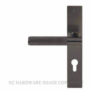 WINDSOR 8433 E85 GN NIDO VERGE DIAMOND KNURL LEVER ON E85 PLATE SET GRAPHITE NICKEL
