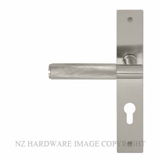 WINDSOR 8433 E85 BN NIDO VERGE DIAMOND KNURL LEVER ON E85 PLATE SET BRUSHED NICKEL