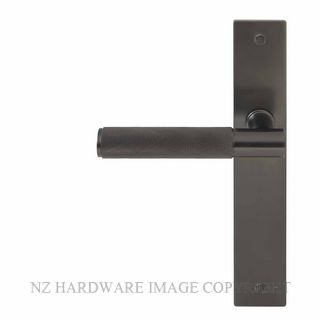WINDSOR 8433 GN NIDO VERGE DIAMOND KNURL LEVER ON PLAIN PLATE SET GRAPHITE NICKEL