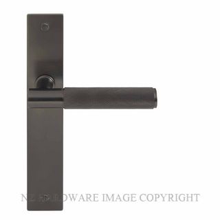 WINDSOR 8433LD GN NIDO VERGE DIAMOND KNURL LH DUMMY LEVER ON PLATE SET GRAPHITE NICKEL