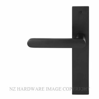 WINDSOR 8443 BLK NIDO MODELLA LEVER ON PLAIN PLATE SET MATT BLACK