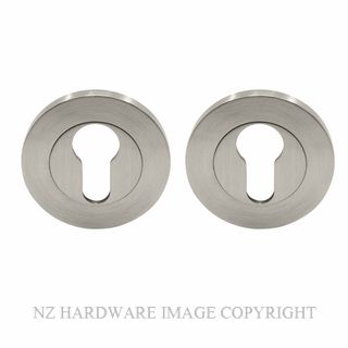 WINDSOR 8420 BN NIDO EURO CYLINDER ESCUTCHEONS BRUSHED NICKEL