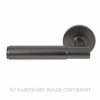 WINDSOR 8421 - 8472 GN VERGE PLAIN LEVER ON ROSE GRAPHITE NICKEL