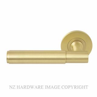 WINDSOR 8421 - 8472 MSB VERGE PLAIN LEVER ON ROSE MATT SATIN BRASS