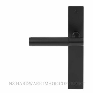WINDSOR 8423 BLK NIDO VERGE PLAIN LEVER ON PLAIN PLATE SET MATT BLACK