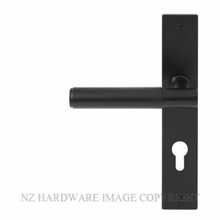WINDSOR 8423 E85 BLK NIDO VERGE PLAIN LEVER ON E85 PLATE SET MATT BLACK