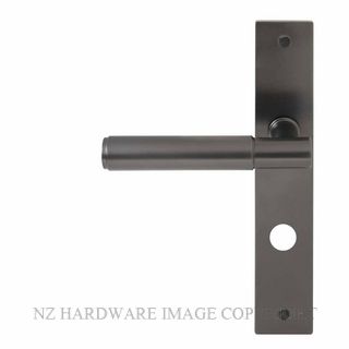 WINDSOR 8423 P85 GN NIDO VERGE PLAIN LEVER ON PRIVACY PLATE SET GRAPHITE NICKEL
