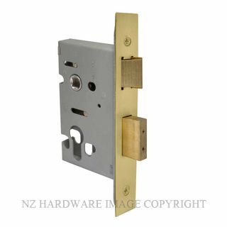 WINDSOR 1114 MSB 45MM EURO MORTICE LOCK MATT SATIN BRASS