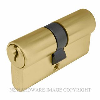 WINDSOR 1121 MSB 60MM EURO DOUBLE CYLINDER - KEY/KEY MATT SATIN BRASS