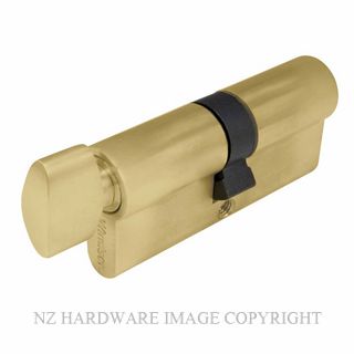 WINDSOR 1148 MSB 70MM 5 PIN EURO CYLINDER KEY/SNIB MATT SATIN BRASS