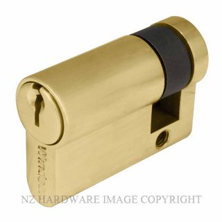 WINDSOR 1133 MSB 30MM EURO SINGLE CYLINDER - KEY MATT SATIN BRASS