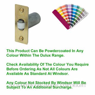WINDSOR 1119 PC ROLLER CATCH (T-STRIKE INCLUDED) POWDER COAT