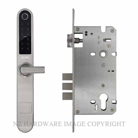 E LOK 717 60 SS SMART SNIB LEVER LOCKSET 30MM BACKSET SATIN STAINLESS