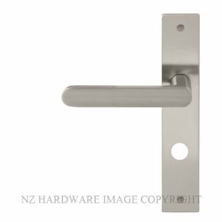 WINDSOR 8443 P85 BN NIDO MODELLA LEVER ON PRIVACY PLATE SET BRUSHED NICKEL