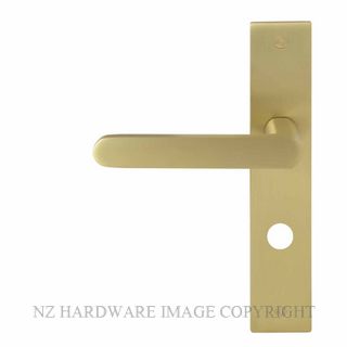 WINDSOR 8443 P85 MSB NIDO MODELLA LEVER ON PRIVACY PLATE SET MATT SATIN BRASS