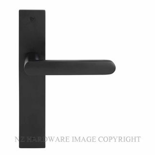 WINDSOR 8443LD BLK NIDO MODELLA LH DUMMY LEVER ON PLATE MATT BLACK
