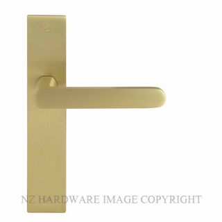 WINDSOR 8443LD MSB NIDO MODELLA LH DUMMY LEVER ON PLATE MATT SATIN BRASS