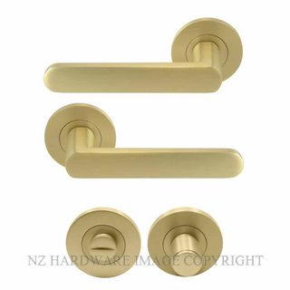 WINDSOR 8445 MSB NIDO MODELLA PRIVACY SET MATT SATIN BRASS