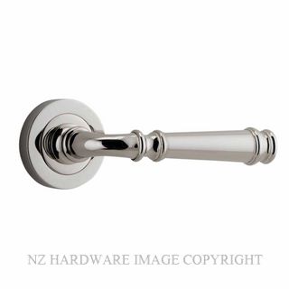 IVER 0318 VERONA LEVER ON ROSE HANDLES POLISHED NICKEL