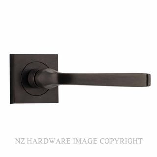 IVER 0391 ANNECY LEVER ON SQUARE ROSE HANDLES SIGNATURE BRASS