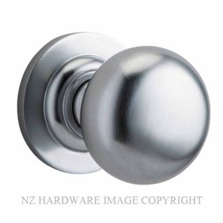 IVER 0205 CAMBRIDGE KNOB ON ROSE BRUSHED CHROME